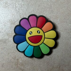 Rainbow Flower Croc Charm | Jibbitz for Crocs | Custom Shoe Accessories